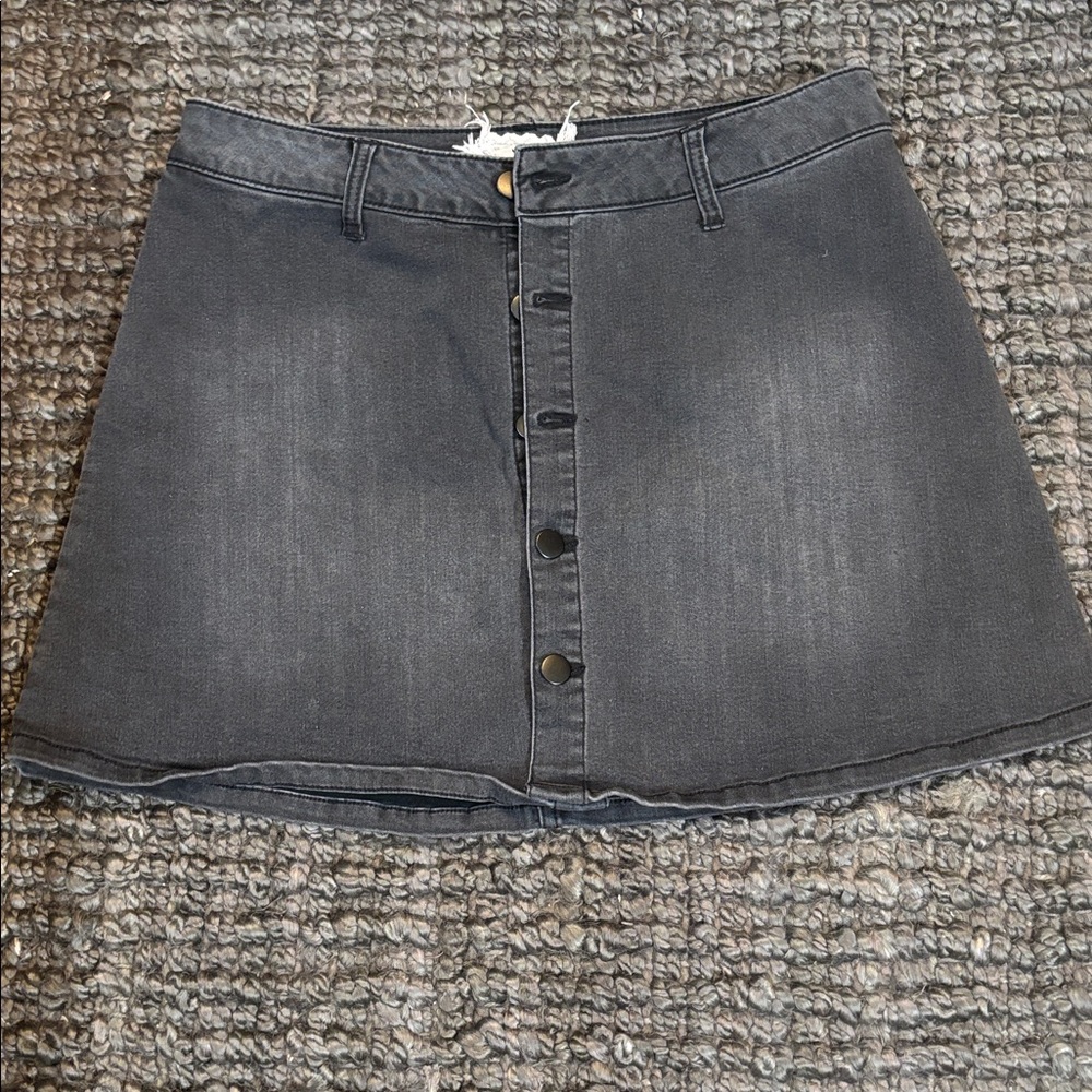 Ladies stone washed skirt
